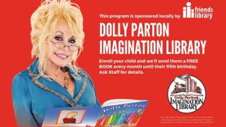 Dolly Parton's Imagination Library banner
