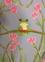 cute frog painting