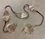 glittery bookish leaf garland