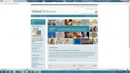 Oxford Reference Online