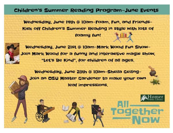 Children's Summer Reading - Foam, Fun, and Friends - Wednesday, June 14th at 10am