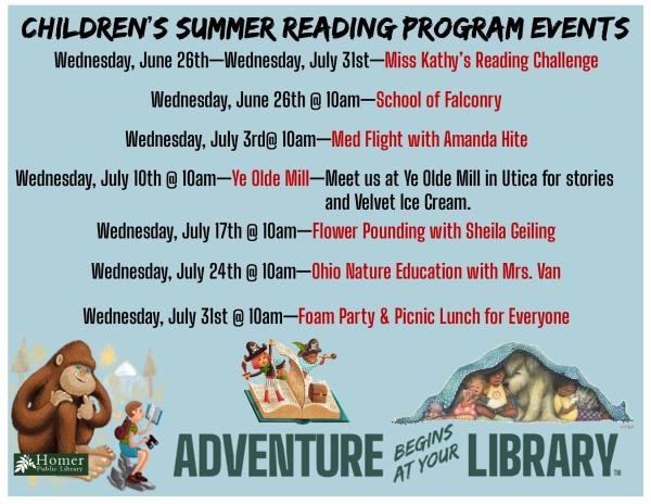 Wednesday, July 10th @ 10am—Ye Olde Mill—Meet us at Ye Olde Mill in Utica for stories and Velvet Ice Cream. 