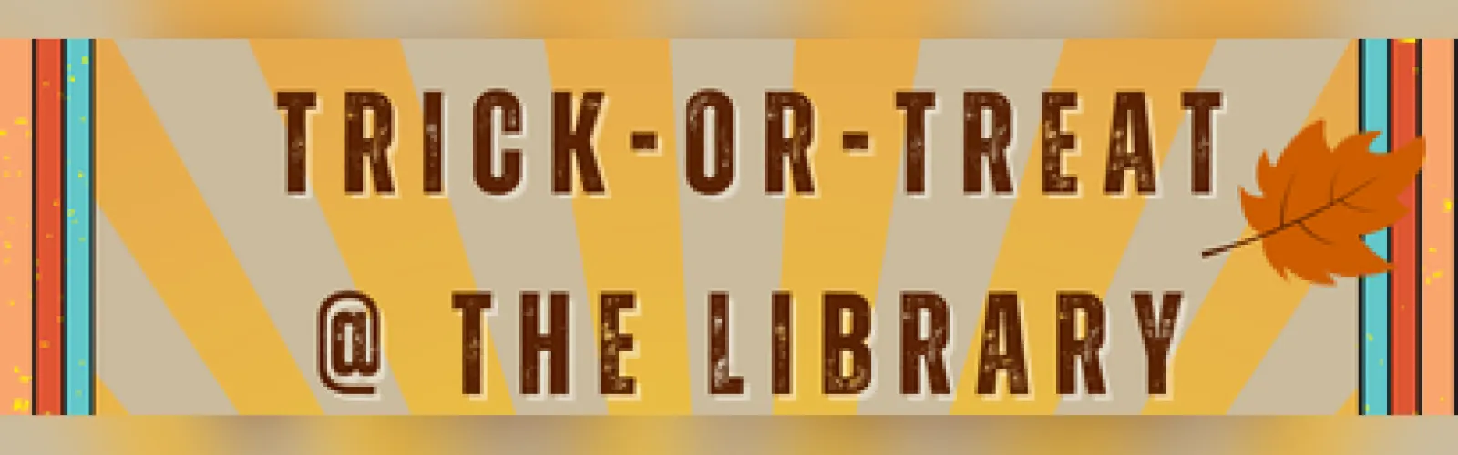 trick-or-treat at the library